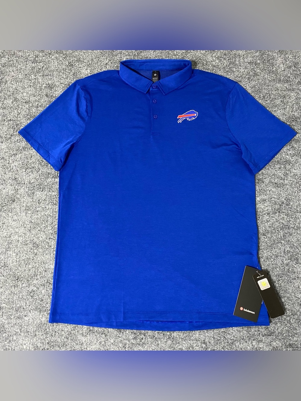 Lululemon Buffalo Bills Evolution Performance Mens XL Polo Shirt NWT